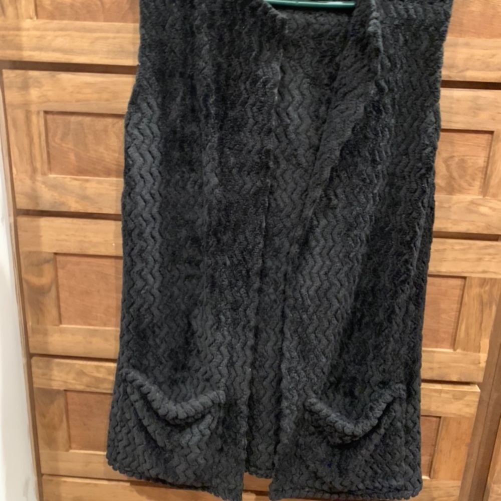 Black sweater cardigan
